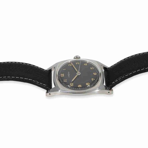 Null Montre-bracelet : rare grande montre de pilote Lemania " Majetek Czech Air &hellip;