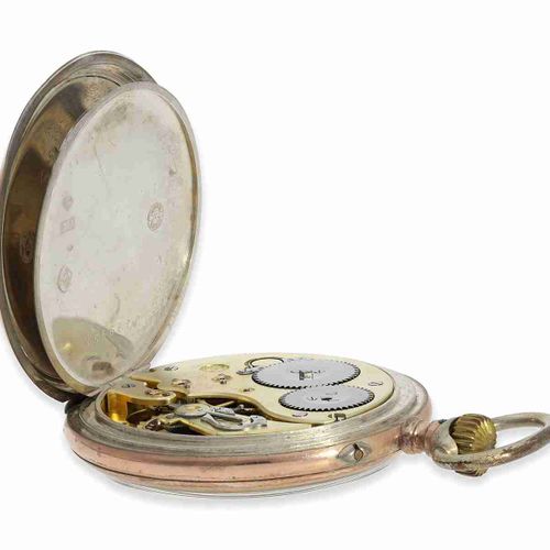 Null Orologio da tasca: orologio da tasca da uomo in argento fine di IWC con sca&hellip;