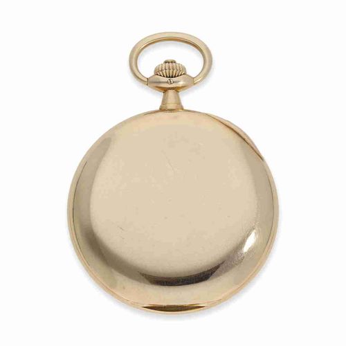 Null Reloj de bolsillo: raro reloj de caza de oro fino, A. Lange & Söhne, Glashü&hellip;