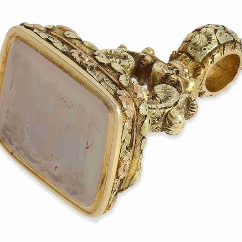 Null Sigillo per catena di orologi: raro sigillo per catena di orologi in oro ma&hellip;