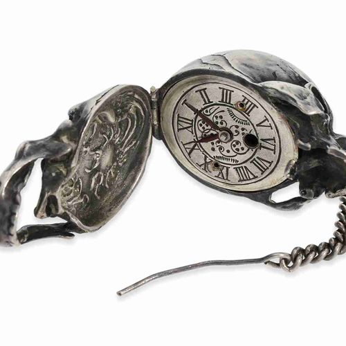 Null Châtelaine/montre pendentif : fragment d'une montre pendentif Memento Mori &hellip;