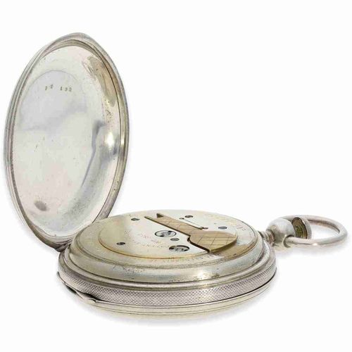 Null Pocket watch: extremely unusual American hunting case watch with special wi&hellip;