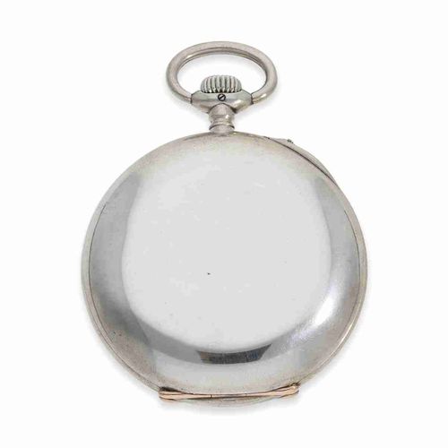 Null Pocket watch: fine Glashütte precision pocket watch in quality 1A, Deutsche&hellip;