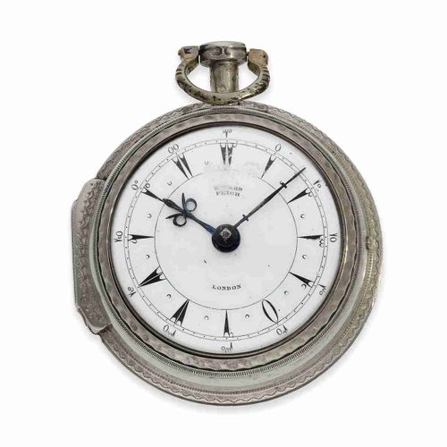 Null Reloj de bolsillo: Reloj de verge otomano con 3 cajas, Edward Prior London,&hellip;
