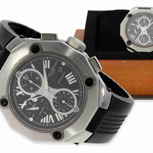 Null Montre-bracelet : grand chronographe de plongée automatique sportif, Baume &hellip;