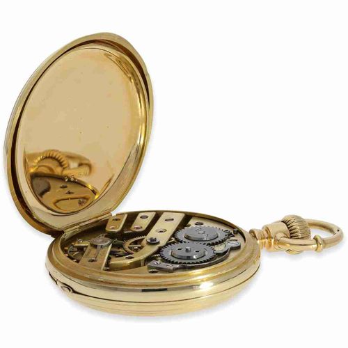Null Pocket watch: fine Geneva Ankerchronometer No. 12357, ca. 1870

Ca. Ø49mm, &hellip;
