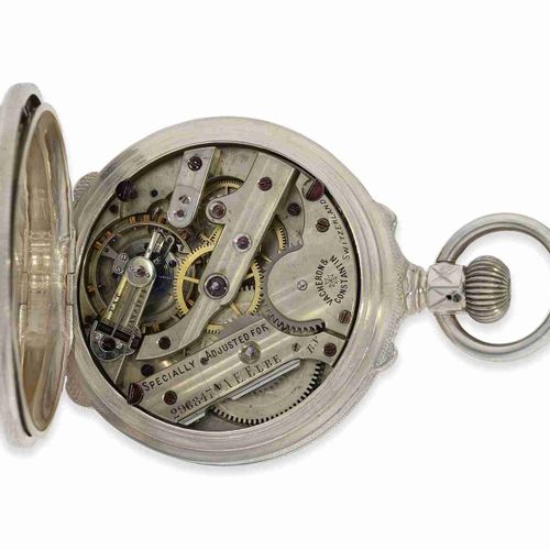 Null Pocket watch: extremely unusual Geneva precision pocket watch for the Ameri&hellip;
