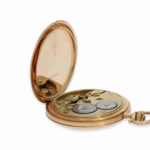 Null Montre de poche : très belle grande montre IWC à boîtier de chasse de 1912
&hellip;