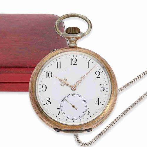 Null Orologio da tasca: orologio da tasca da uomo in argento fine di IWC con sca&hellip;