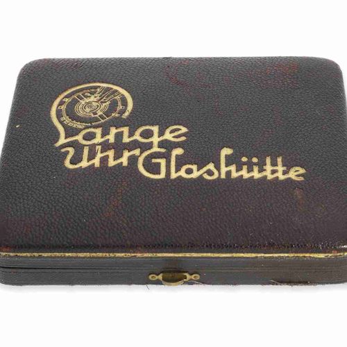 Null Reloj de bolsillo: raro reloj de caza de oro A. Lange & Söhne de la época A&hellip;