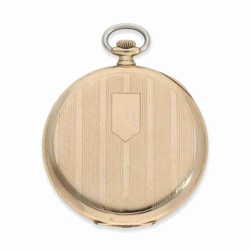 Null 怀表：优雅的薄型Art Déco正装表，带细条纹装饰，瑞士时度表，约1925年。

直径48毫米，重约58克。直径48毫米，重约58克，薄金表壳，背面&hellip;