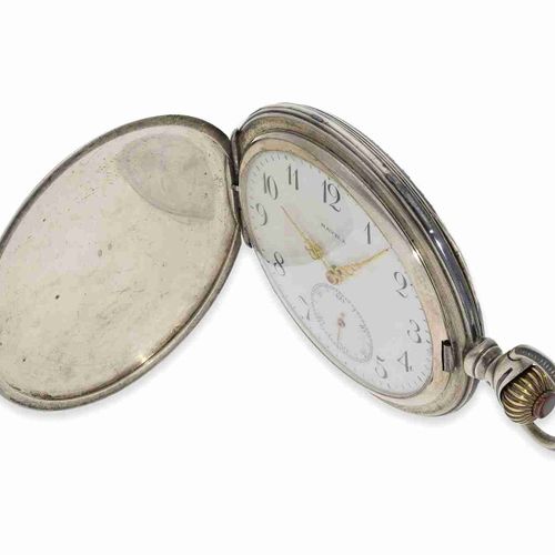 Null 怀表：罕见的精密怀表，Havila Watch Co.日内瓦，有吸引力的图拉装饰，有原始链条和原始盒子，约1910年。

约。直径52毫米，重约89克&hellip;