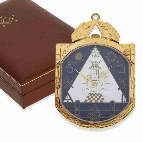 Null Orologio da tasca/pendente: edizione limitata Minerva Masonic pendant watch&hellip;