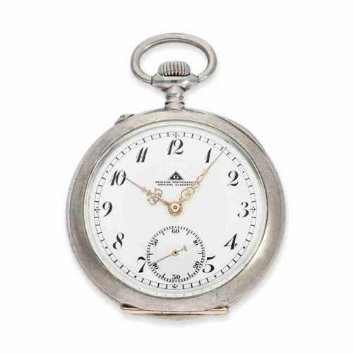 Null Pocket watch: fine Glashütte precision pocket watch in quality 1A, Deutsche&hellip;