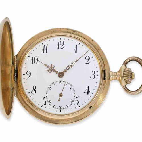 Null Reloj de bolsillo: reloj de caza IWC de oro rosa nº 4604909, Schaffhausen c&hellip;