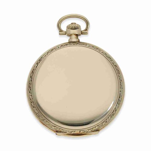 Null Pocket watch: rare A. Lange & Söhne gold hunting case watch from the Art Dé&hellip;