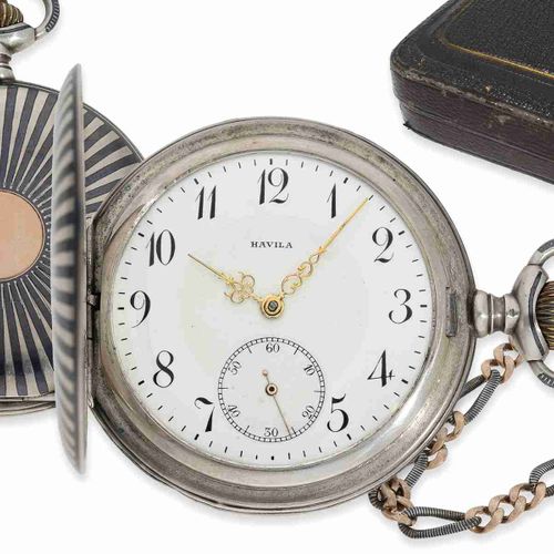 Null Orologio da tasca: raro orologio da tasca di precisione, Havila Watch Co. G&hellip;