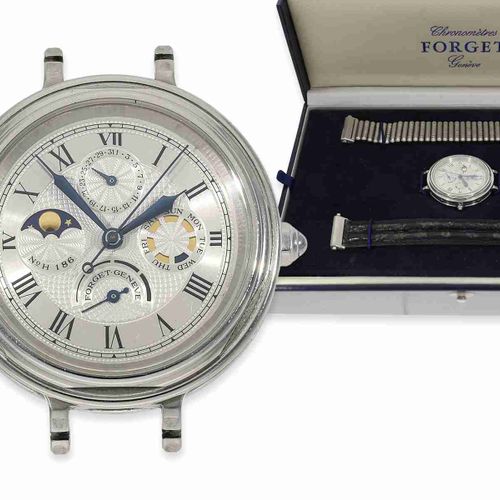 Null Armbanduhr: Genfer Chronometer "Forget" Ref. H001 mit allen Papieren inklus&hellip;