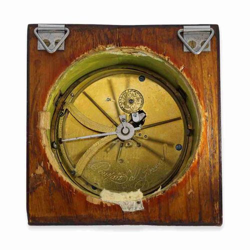 Null 台钟：极其罕见的天文台钟/甲板钟，带有Pouzait擒纵机构，偏心表盘，日历和中心秒针，Pouzait Geneve，约。1790

约。75 x 7&hellip;