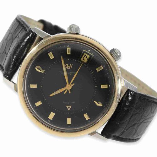 Null Wristwatch: rare large and extremely attractive LeCoultre "MEMOVOX" HPG (Hi&hellip;