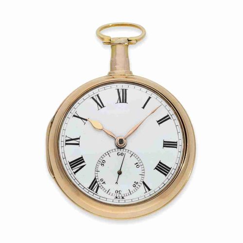 Null Pocket watch: quality English deck watch with stoppable seconds, John Gray &hellip;