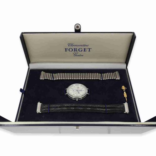 Null Armbanduhr: Genfer Chronometer "Forget" Ref. H001 mit allen Papieren inklus&hellip;