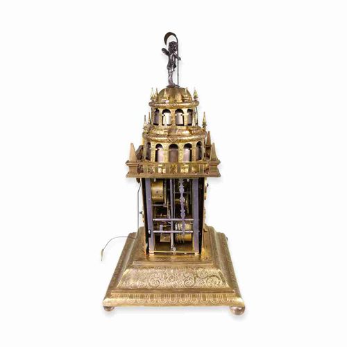 Null Table clock: exceptionally large museum-quality Renaissance tabernacle cloc&hellip;