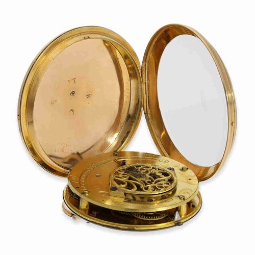 Null Orologio da tasca: raro grande orologio svedese in oro 18K, Johan Norling S&hellip;