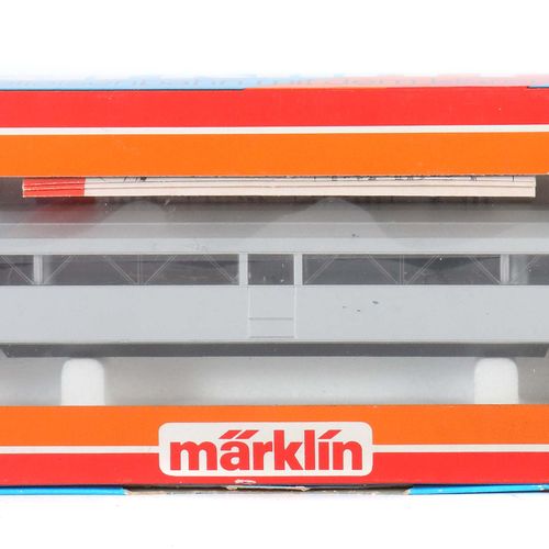 Null Schienenzepellin Märklin, Spur H0, Modell 3077, BZ 1975-1990, silber, Kunst&hellip;