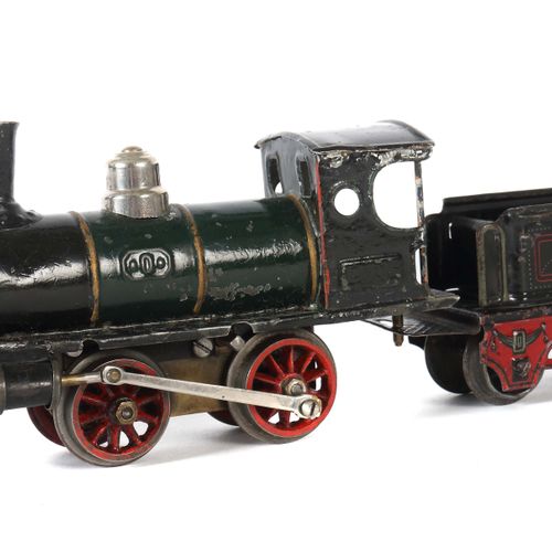 Null Dampflok Märklin, Spur 0, B 1020, BZ 1903-1905, grün/schwarz HL, Kesselschi&hellip;