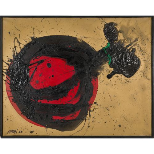 IMAI Toshimitsu "太阳 "布面油画 73.0×92.0厘米