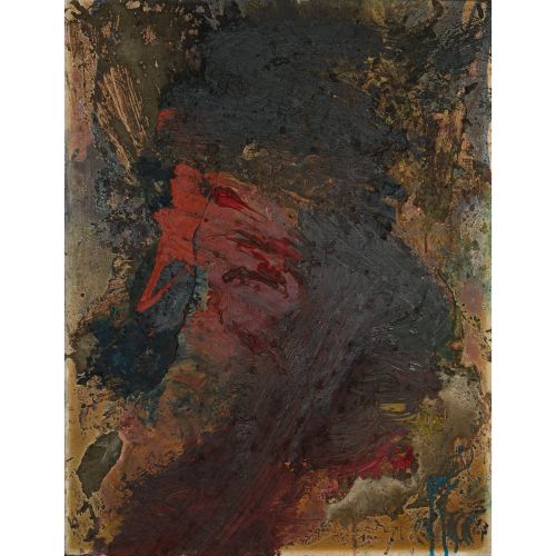 MURAKAMI Saburo "UNTITLED "pintura al óleo sobre lienzo 65,2×50,2 cm