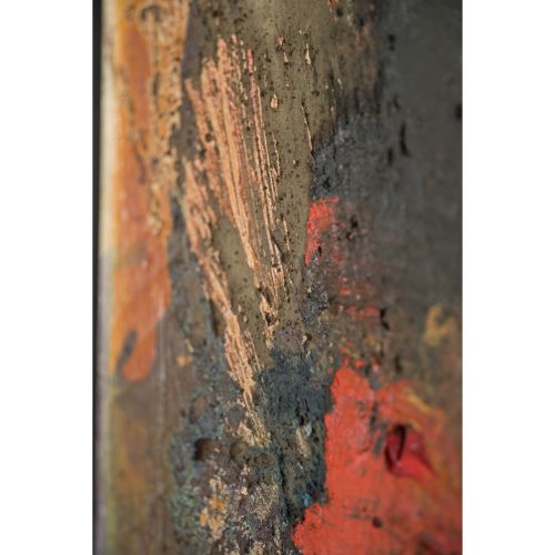 MURAKAMI Saburo "UNTITLED "Ölfarbe auf Leinwand 65,2×50,2 cm