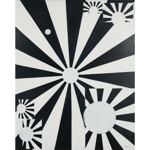 YAMAZAKI Tsuruko "UNTITLED "acrylique sur toile et carton 91,0×72,0 cm