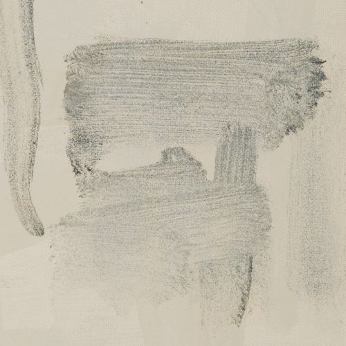 LEE U-Fan "WITH WINDS NO. S8708-27"mineral pigment on canvas 60.8×73.0 cm