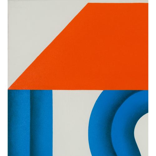SUGAI Kumi "ROUTE BLEU / ROUTE BLUE" Ölfarbe auf Leinwand 60,0×73,0 cm