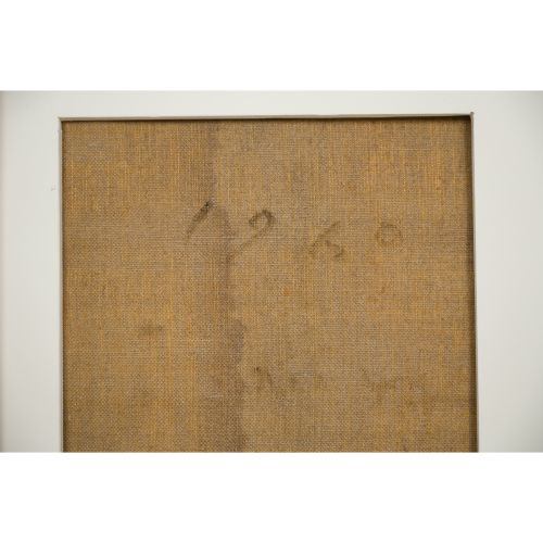 YAMADA Masaaki "LAVORO C.8 "pittura a olio su tela 54,3×37,0 cm