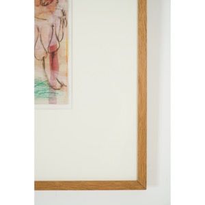NARA Yoshitomo "UNTITLED "acrylique et crayon de couleur sur papier 21,3×14,7 cm