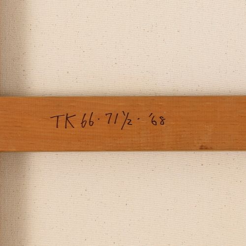 KUWAYAMA Tadaaki "(1)TK6671-1/2-'68 (2)TK6371-1/2-'68 "acrylique sur toile chacu&hellip;