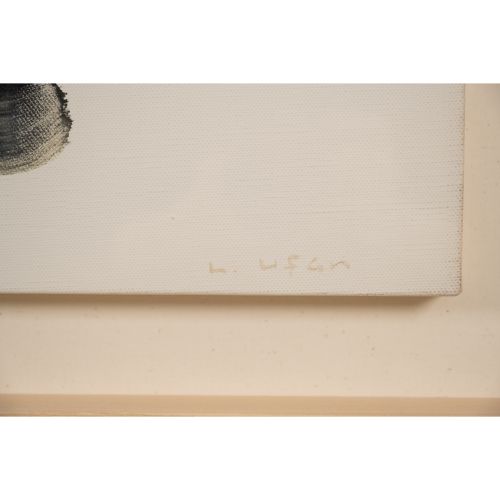 LEE U-Fan "CORRESPONDANCE 1993"，矿物颜料和油彩画布，72.7×91.0厘米
