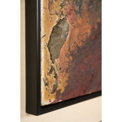 MURAKAMI Saburo "UNTITLED "peinture à l'huile sur toile 65.2×50.2 cm
