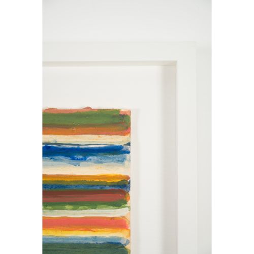 YAMADA Masaaki "WORK C.P 61" Ölfarbe auf Papier 47,5×32,0 cm