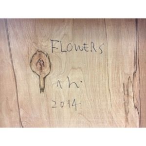 NARA Yoshitomo 
"FLOWERS "Acryl auf Holz H51,5×B44,8×T7,5 cm - Schätzung auf Anf&hellip;