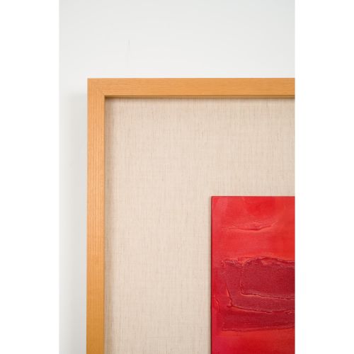 SAITO Yoshishige "UNTITLED "pittura a olio su pannello montato su legno (il trap&hellip;