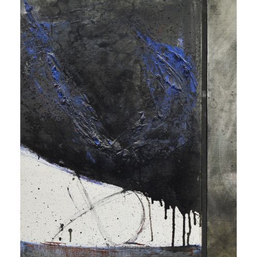 DOMOTO Hisao "ENSEMBLES BINAIRES / DUALISTIC ENSEMBLE (DIPTYCH) "Peinture à l'hu&hellip;