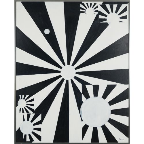 YAMAZAKI Tsuruko "UNTITLED "acrilico su tela e tavola 91,0×72,0 cm