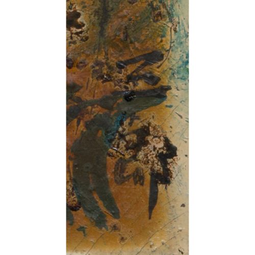 MURAKAMI Saburo "UNTITLED "pintura al óleo sobre lienzo 65,2×50,2 cm