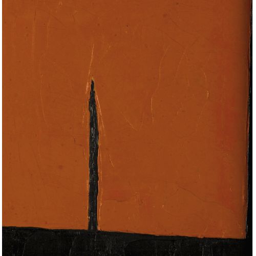 YAMAGUCHI Takeo "CRACK "Ölfarbe auf Karton 27,0×22,0 cm