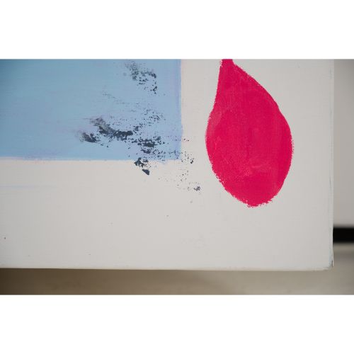 YAMAZAKI Tsuruko "工作 "帆布油画162.0×130.0厘米