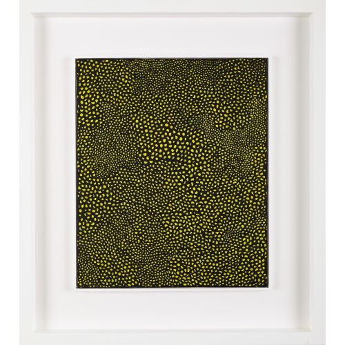 KUSAMA Yayoi "INFINITY-NET "Acryl auf Leinwand 45,5×38,2 cm